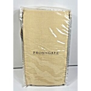 New Frontgate Linen Pillow Sham King Size Honey Comb Color 20" x 34" #68761 HOC